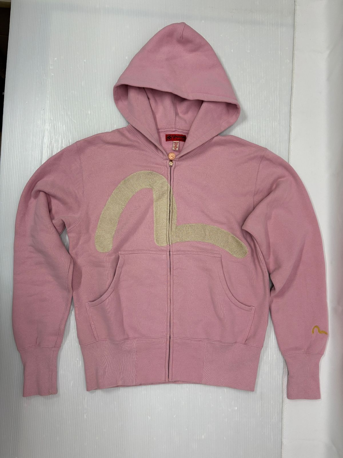 エビス スウェットパーカー サイズ40 カモメ 刺繍 裏起毛 EVISU YAMANE