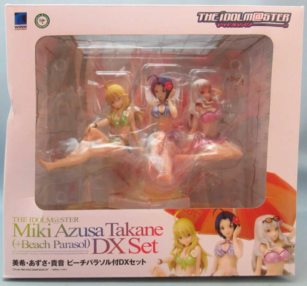 wave BEACH QUEENS 美希・あずさ・貴音 ビーチパラソル付DXセット