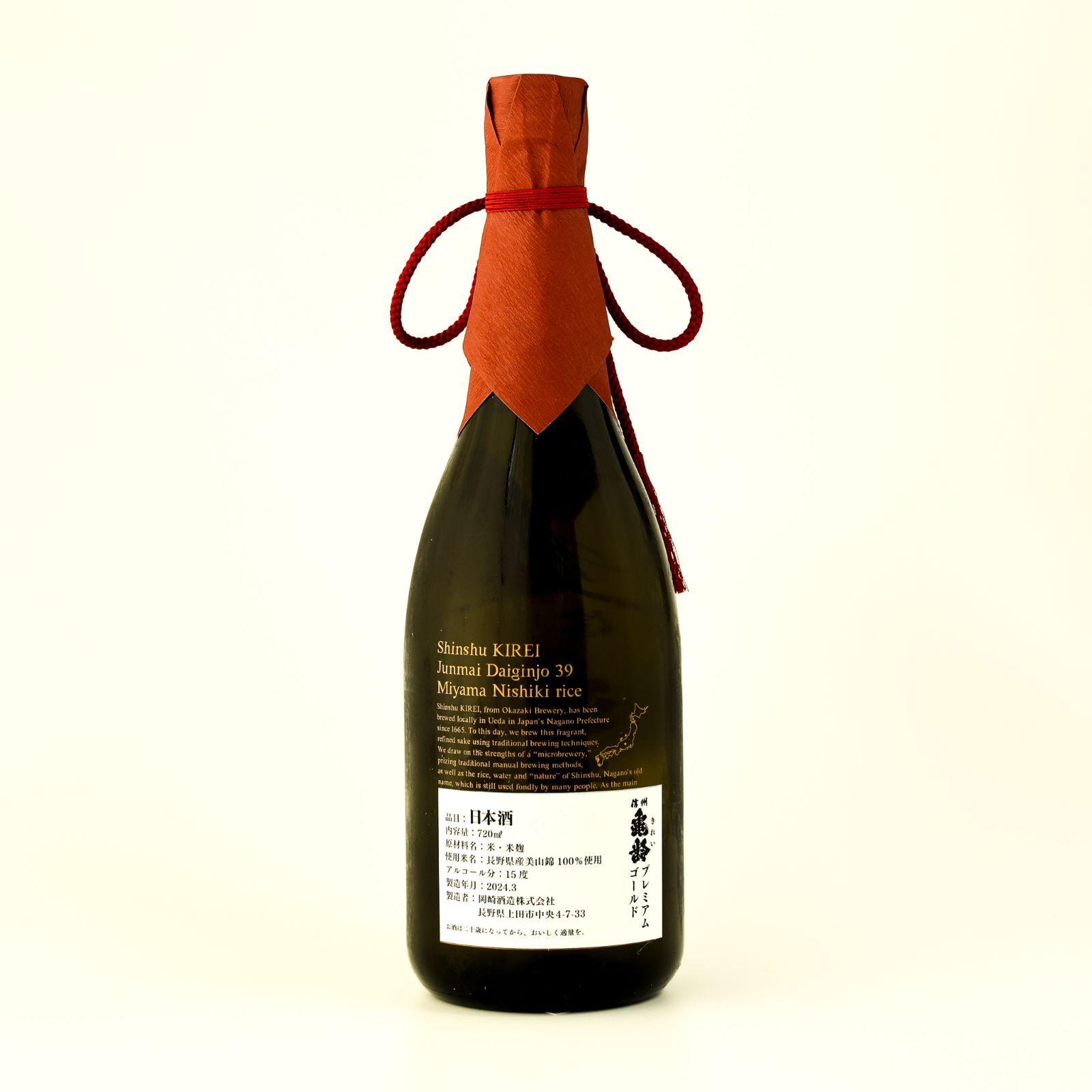 新品】信州亀齢プレミアムゴールド720ml 岡崎酒造 - メルカリ