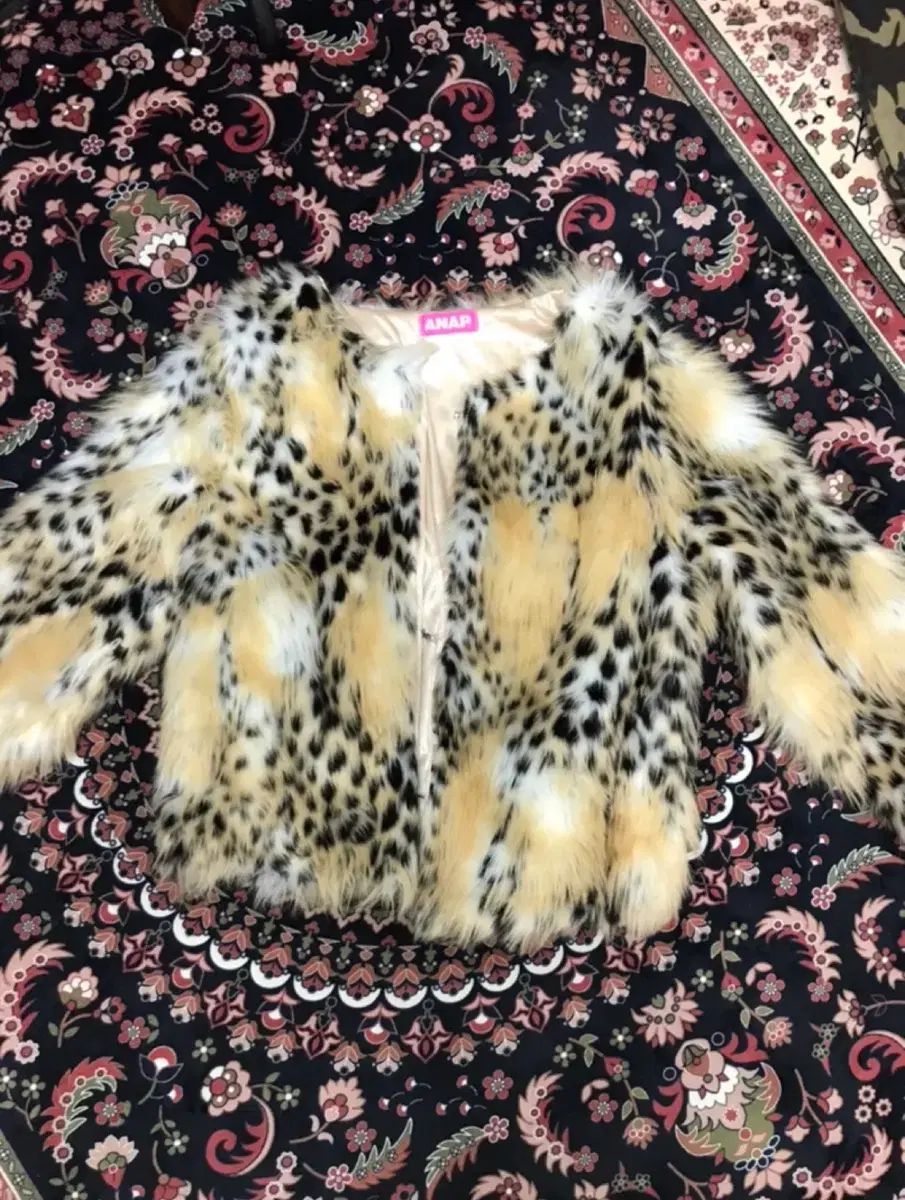 ANAP レオパードファー ジャケット