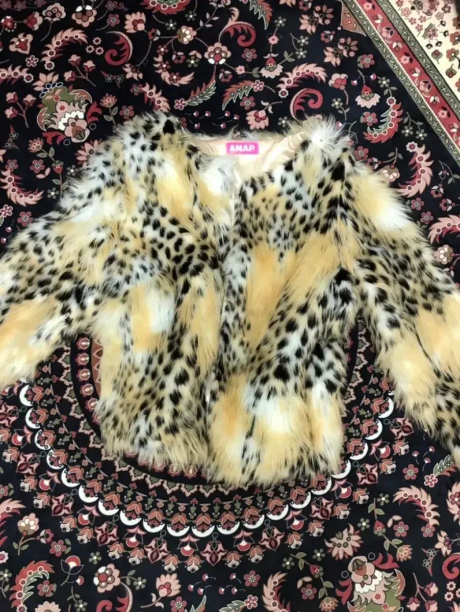 ANAP レオパードファー ジャケット