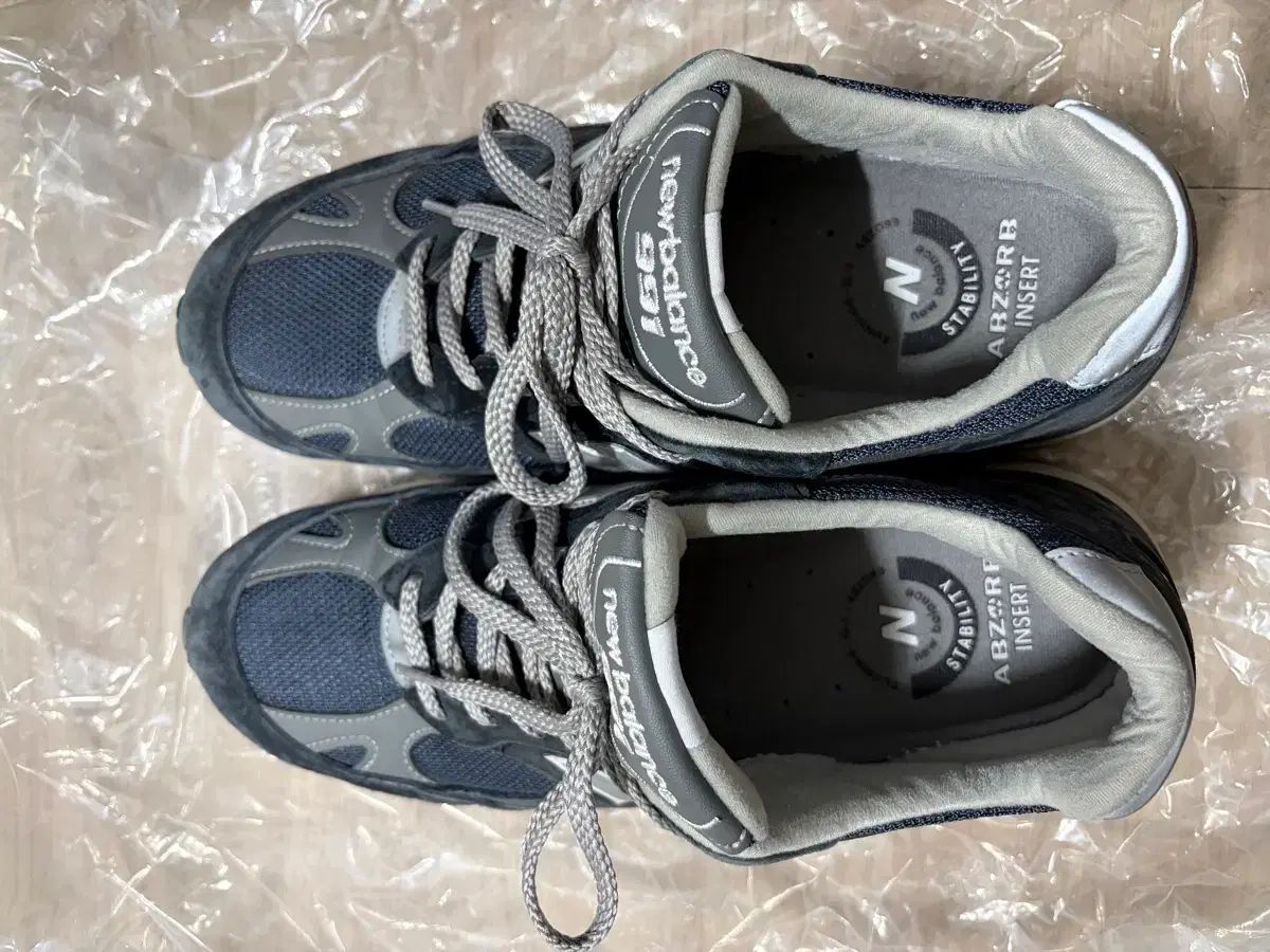 ニュー ンス 991 ネイビー 27.5 cm