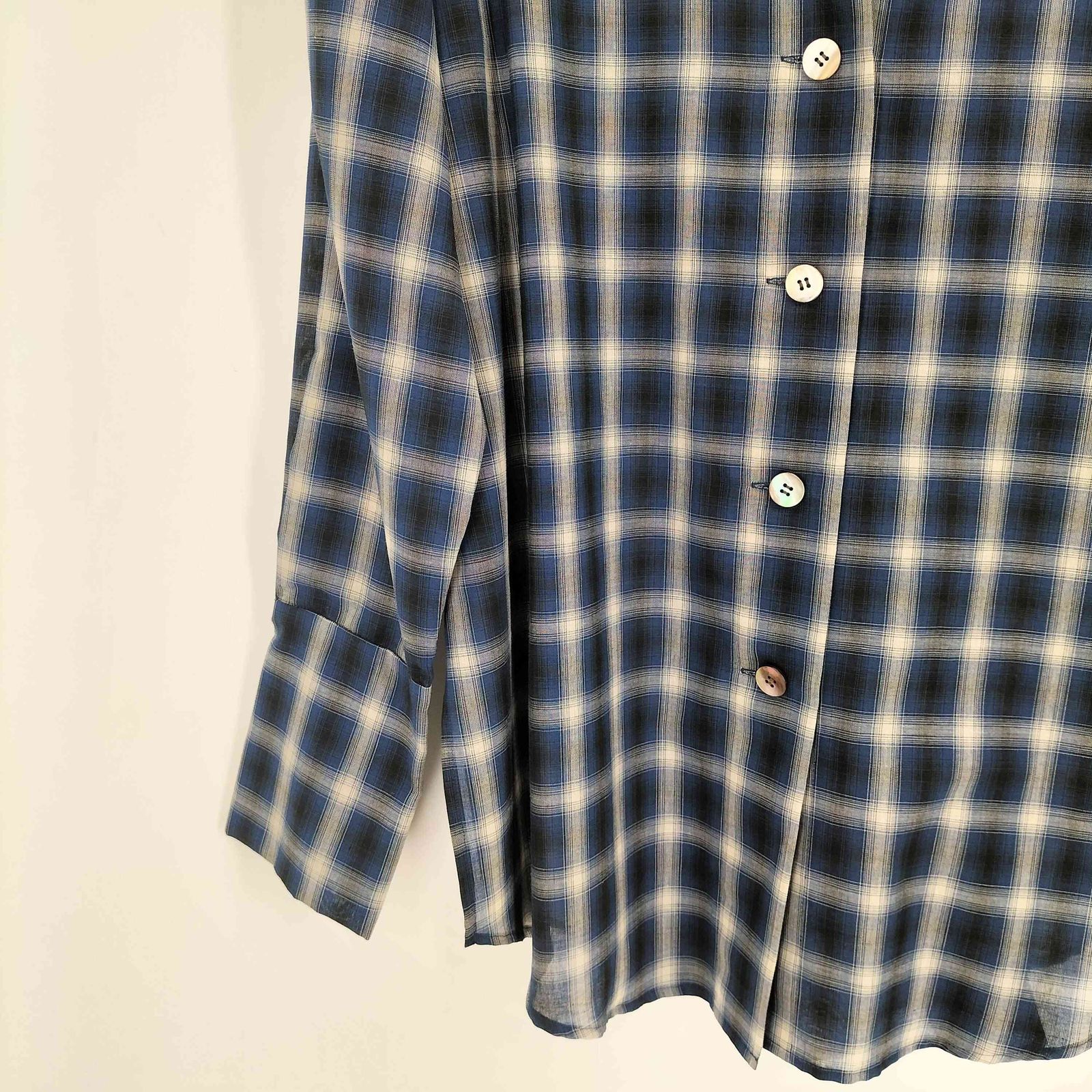  クレドナ CREDONA SHEER CHECK SHIRT JACKET レディース 長袖 シャツ ブラウス