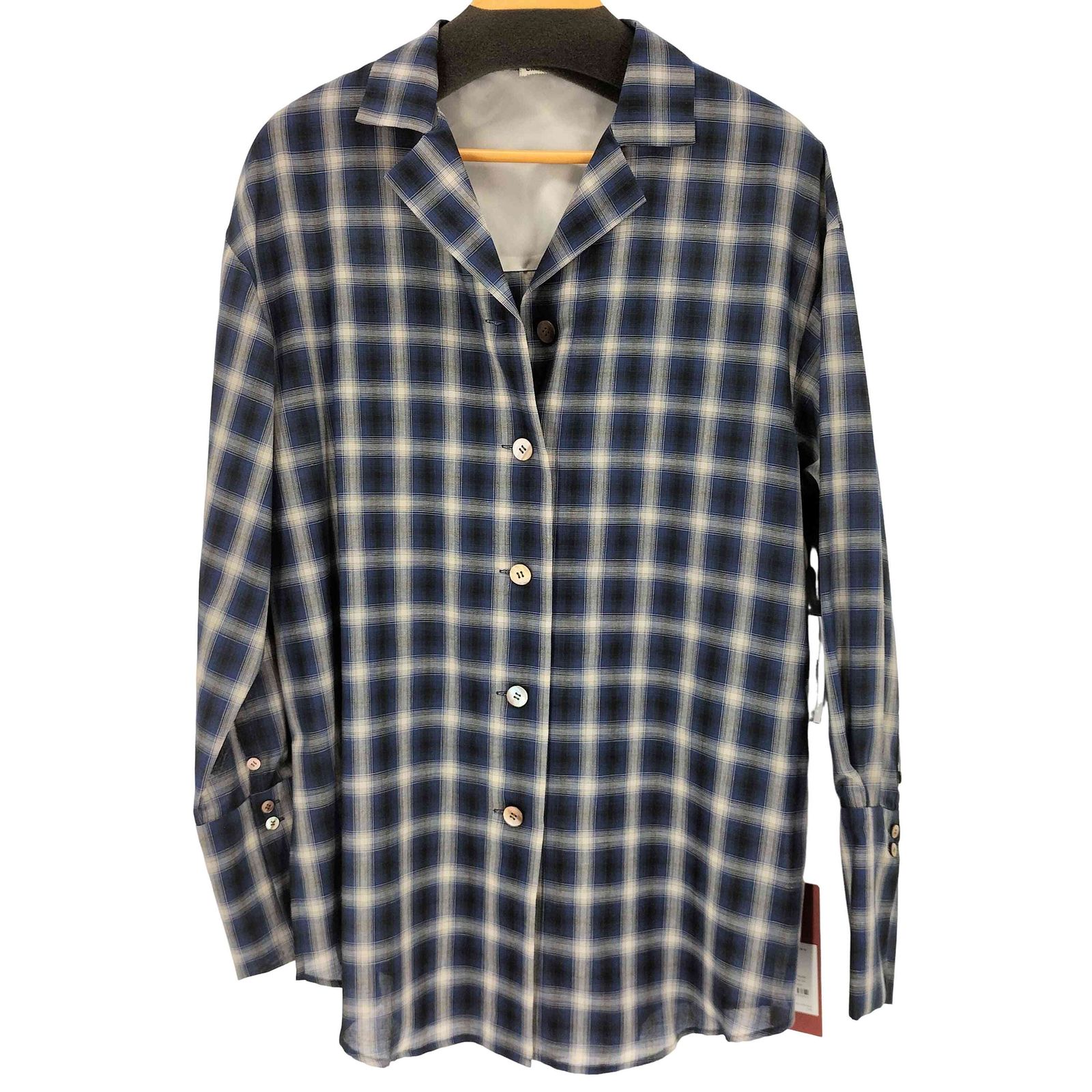 クレドナ CREDONA SHEER CHECK SHIRT JACKET レディース FREE - メルカリ