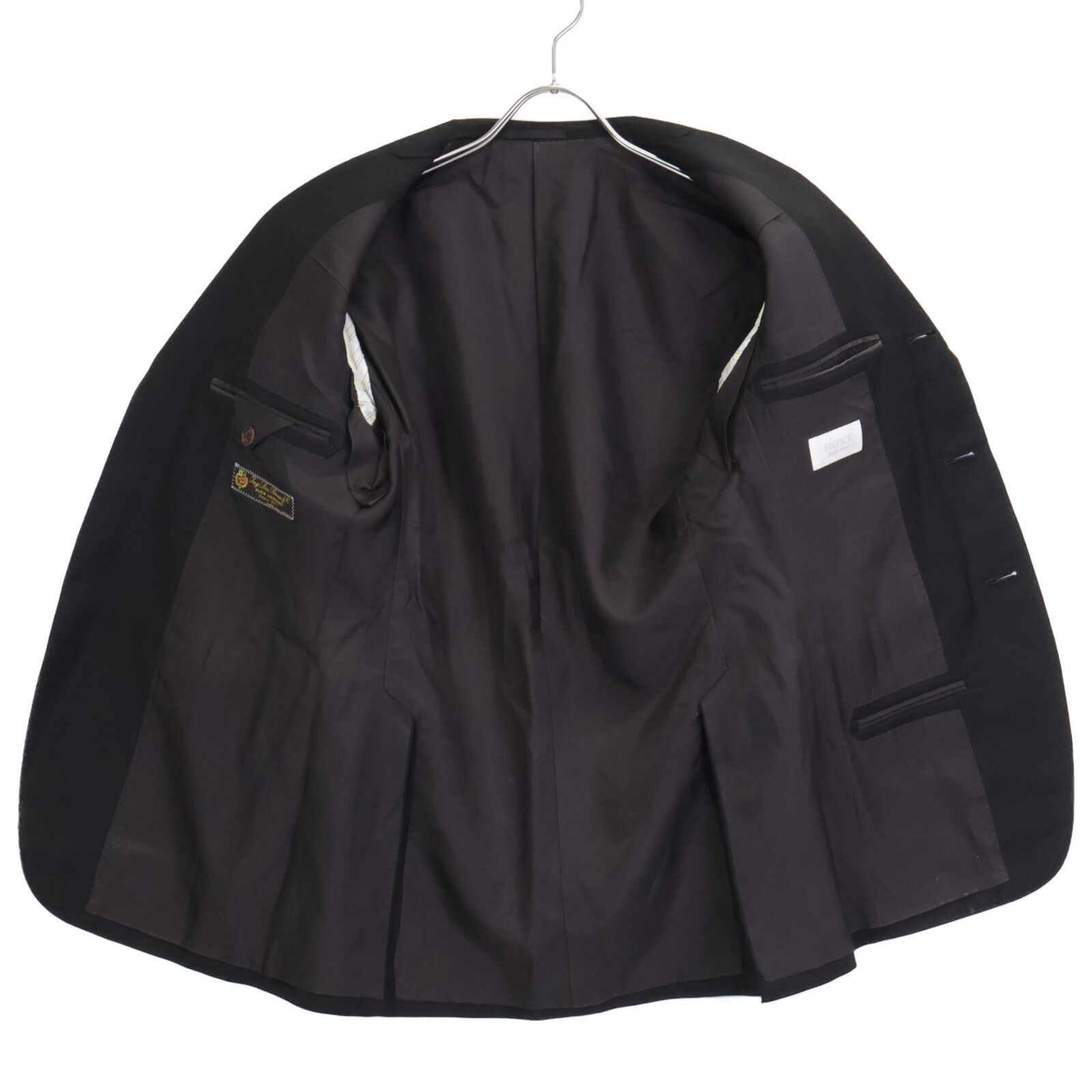 EDIFICE エディフィス ブラウン ウール ロロピアーナ生地 スーツセット