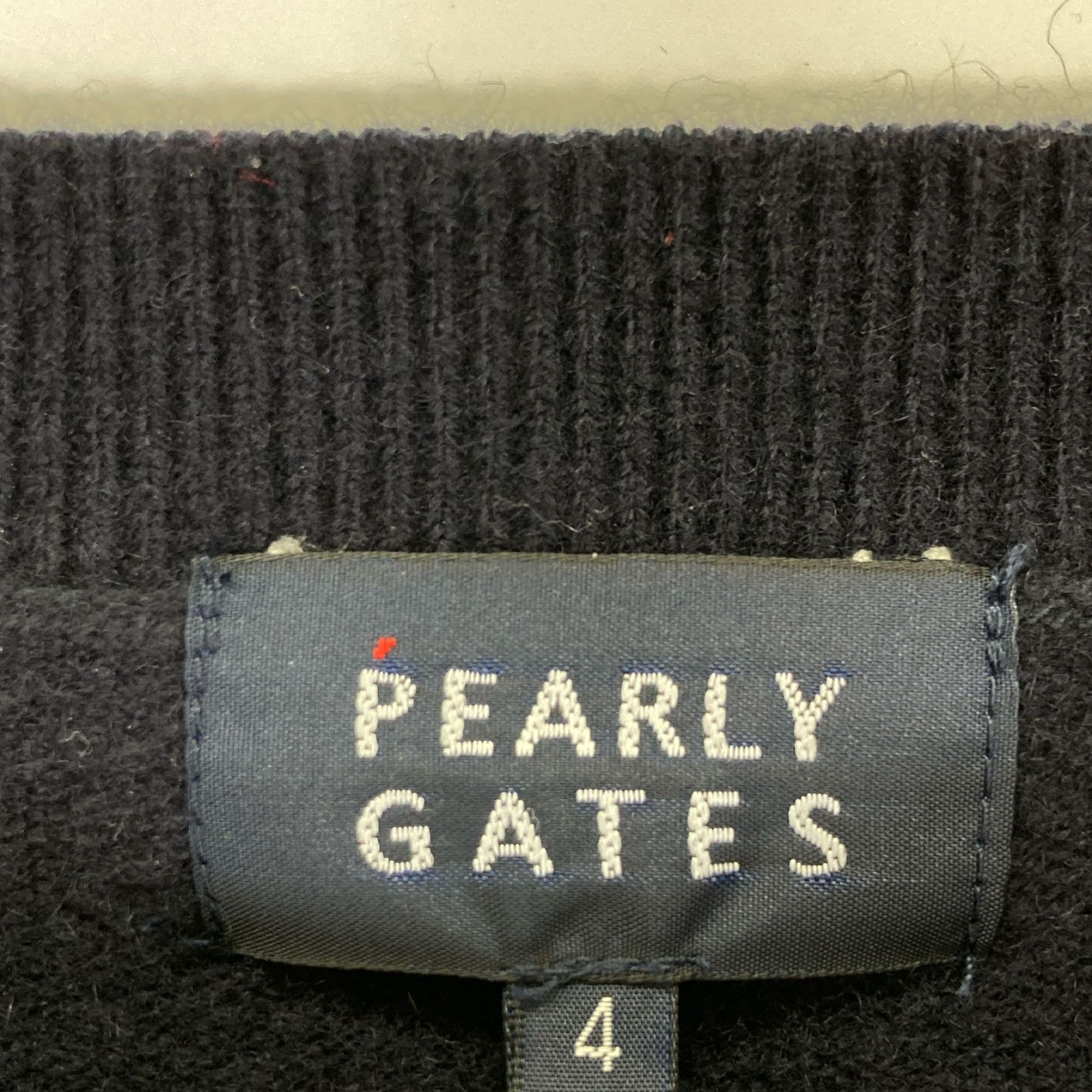 PEARLYGATES パーリーゲイツ ﾈｲﾋﾞｰ ｶｼﾐﾔ100 ｸﾙｰﾈｯｸｾｰﾀｰ 4 - メルカリ