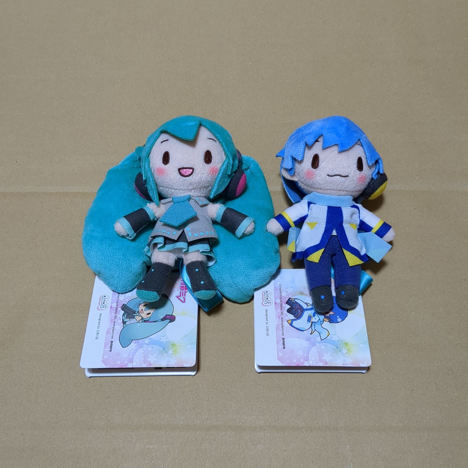 初音ミク シリーズ ふわぷち LL ぬいぐるみ KAITO 初音ミクシリーズ ふわぷち ミニぬいぐるみ kaito 初音ミク 2個セット