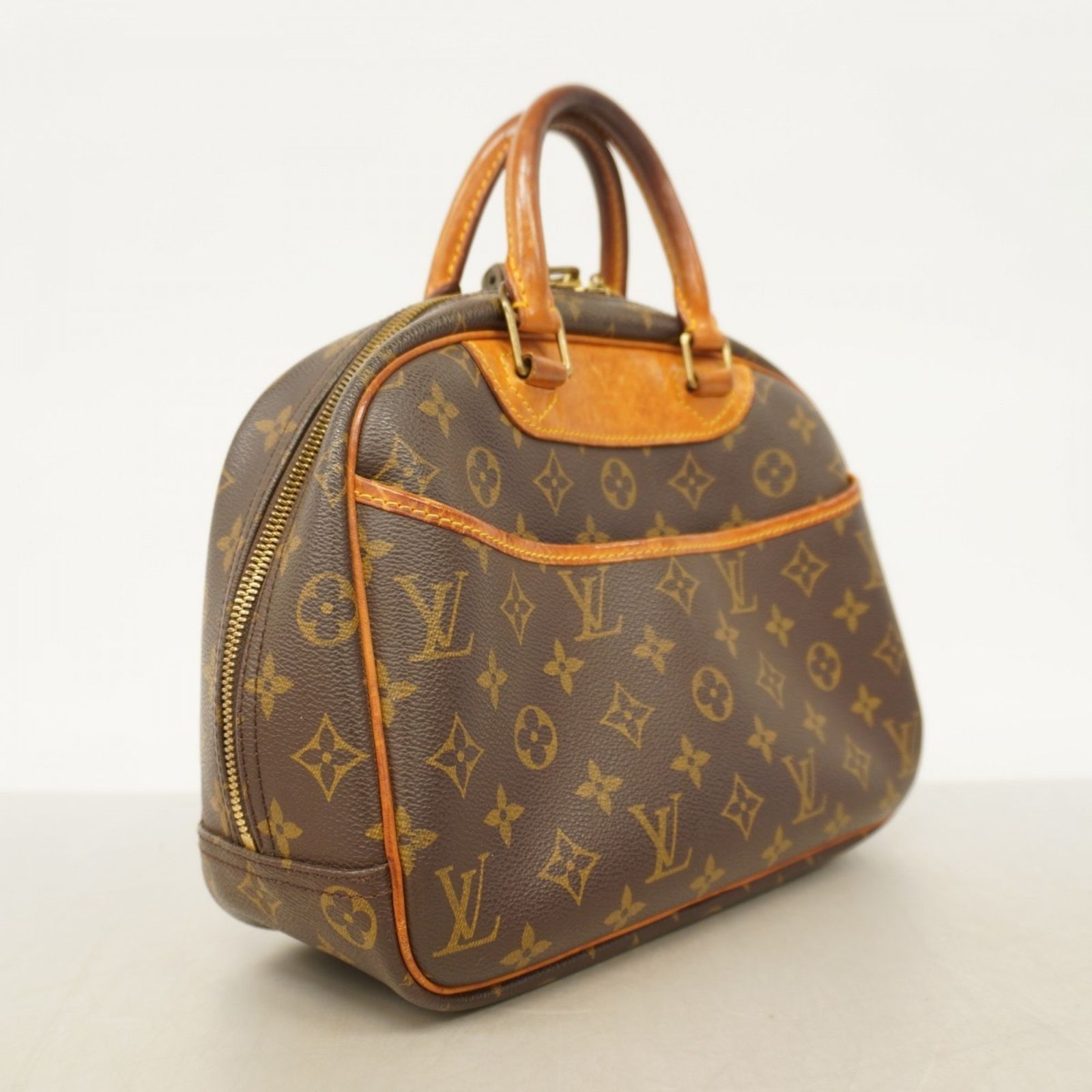 Louis Vuitton トゥルーヴィル ハンドバッグ M42228 ルイ ヴィトン モノグラム トゥルーヴィル ブラウン M42228 モノグラム