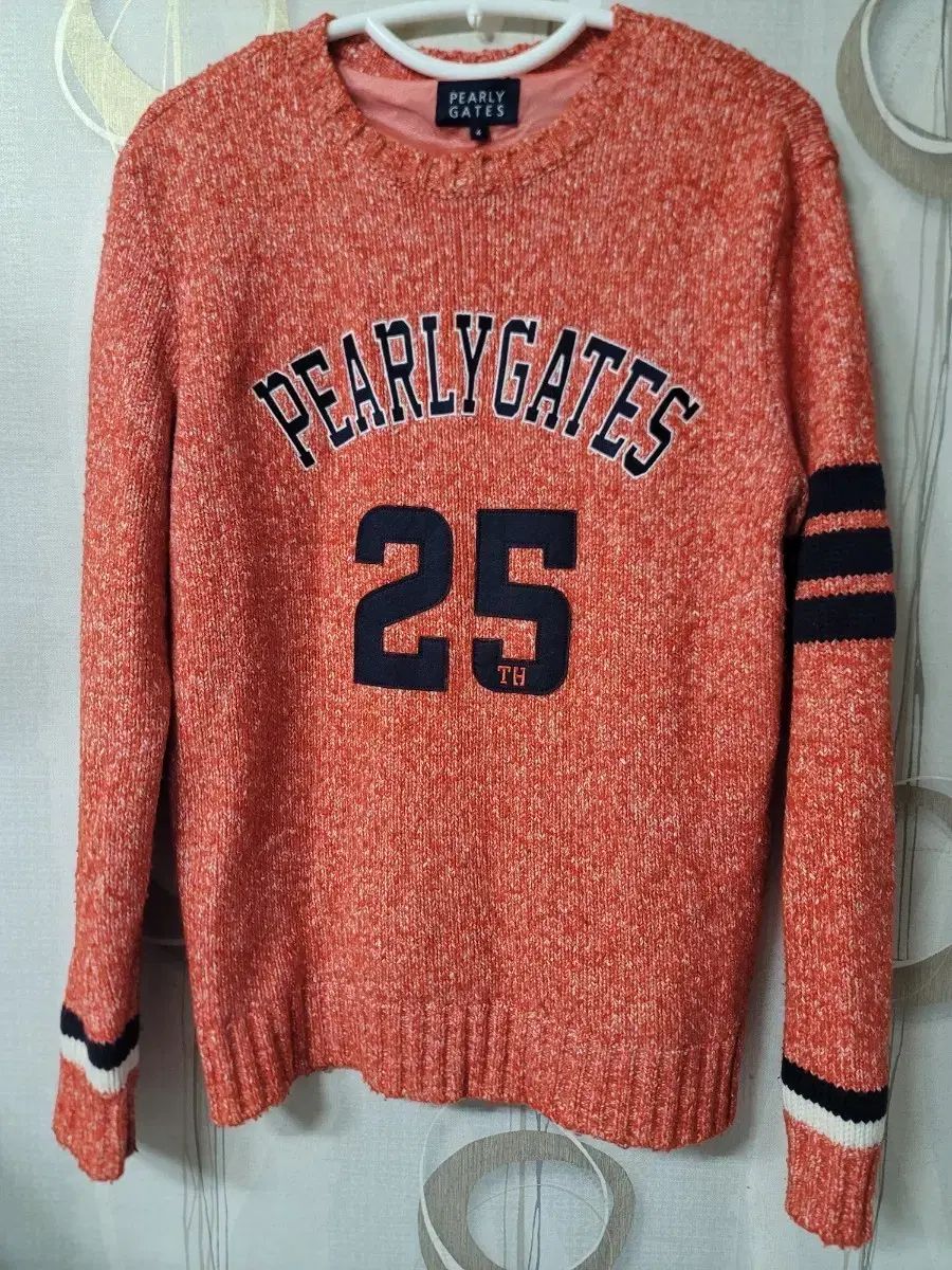 パーリーゲイツ オレンジ ニット セーター 25 th エディション