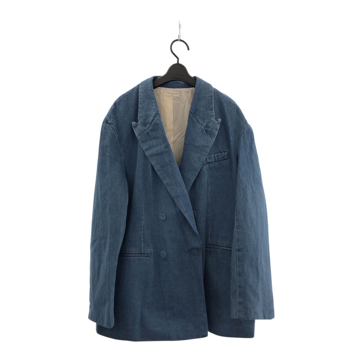 DRIES VAN NOTEN ドリスヴァンノッテン サイズ38 ブルー デニム コットン デニムジャケット テーラードジャケット メンズ 505992
