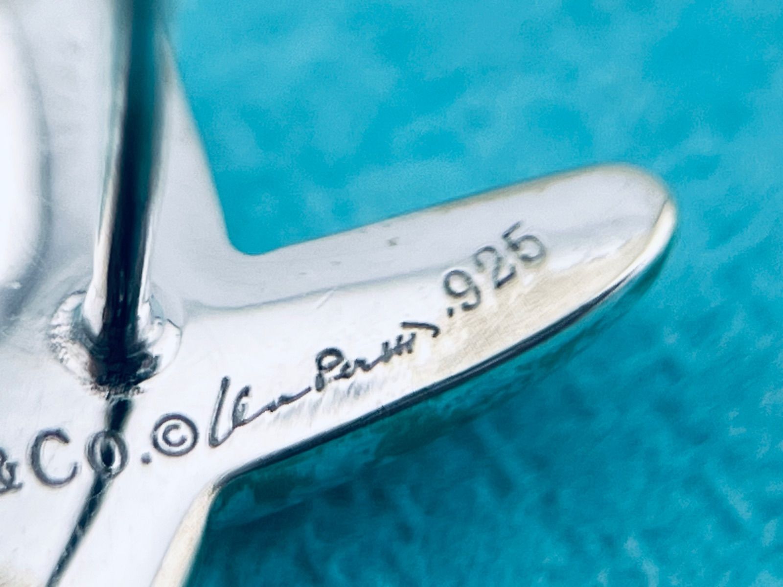 a189 本物 Tiffany&Co. ティファニー パロマピカソ キス X クロス