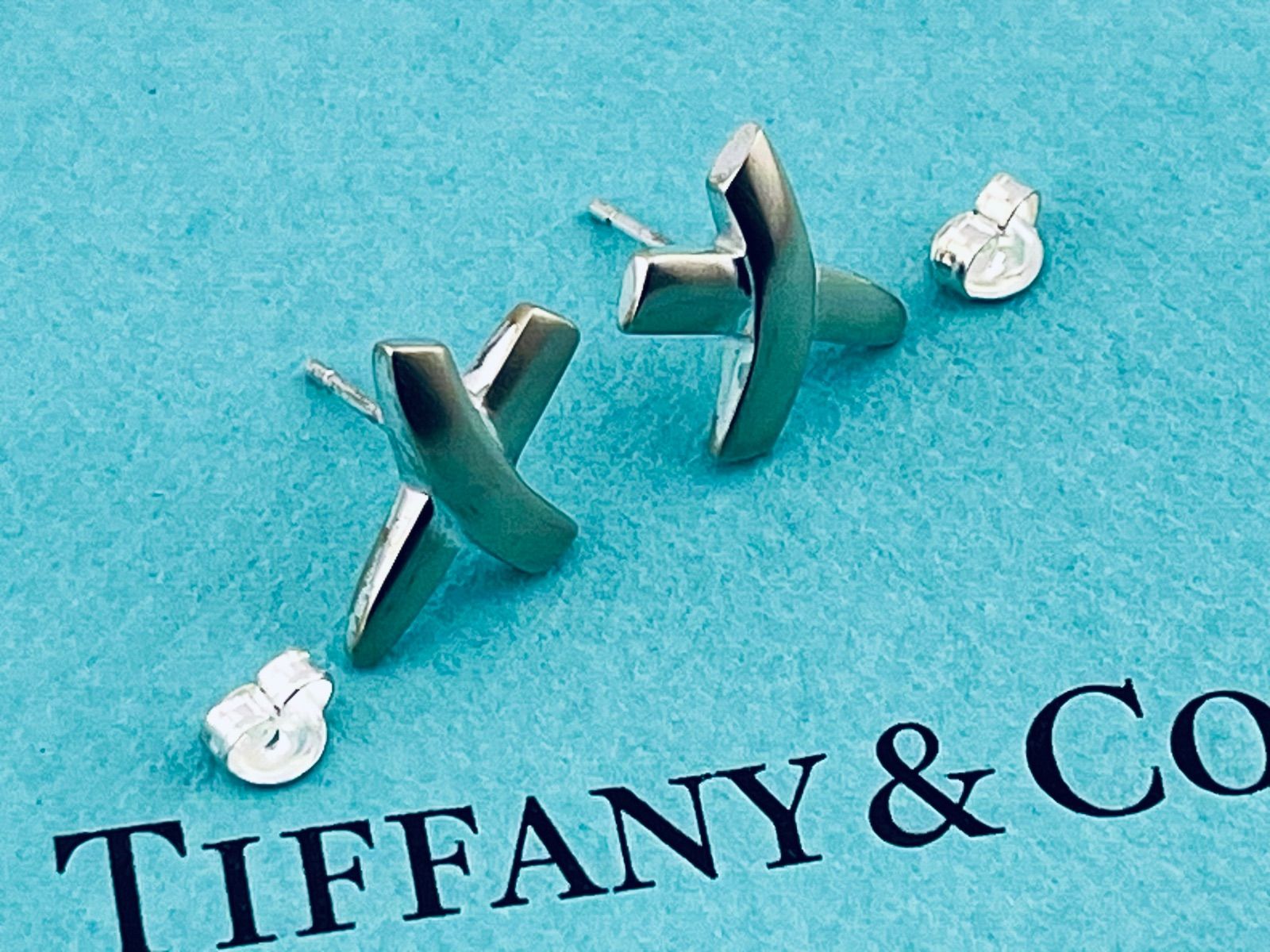 a189 Tiffany&Co. ティファニー パロマピカソ キス X クロス ピアス