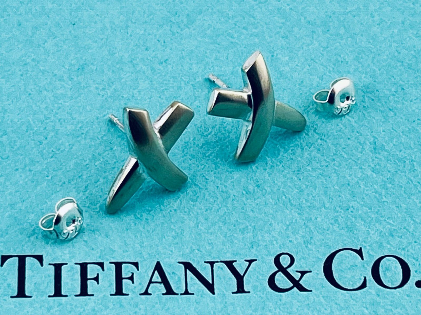 a189 Tiffany&Co. ティファニー パロマピカソ キス X クロス ピアス