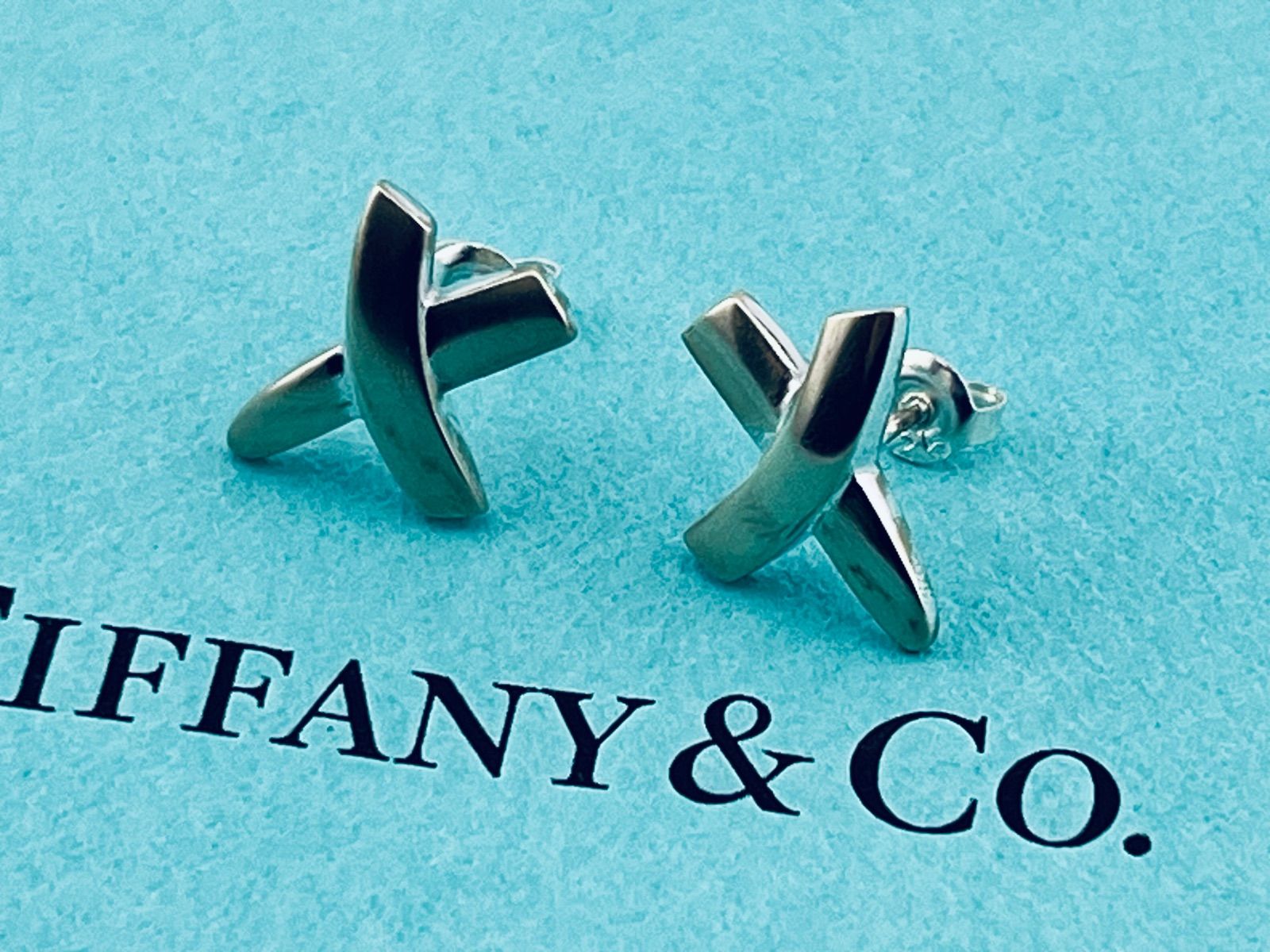 a189 Tiffany&Co. ティファニー パロマピカソ キス X クロス ピアス