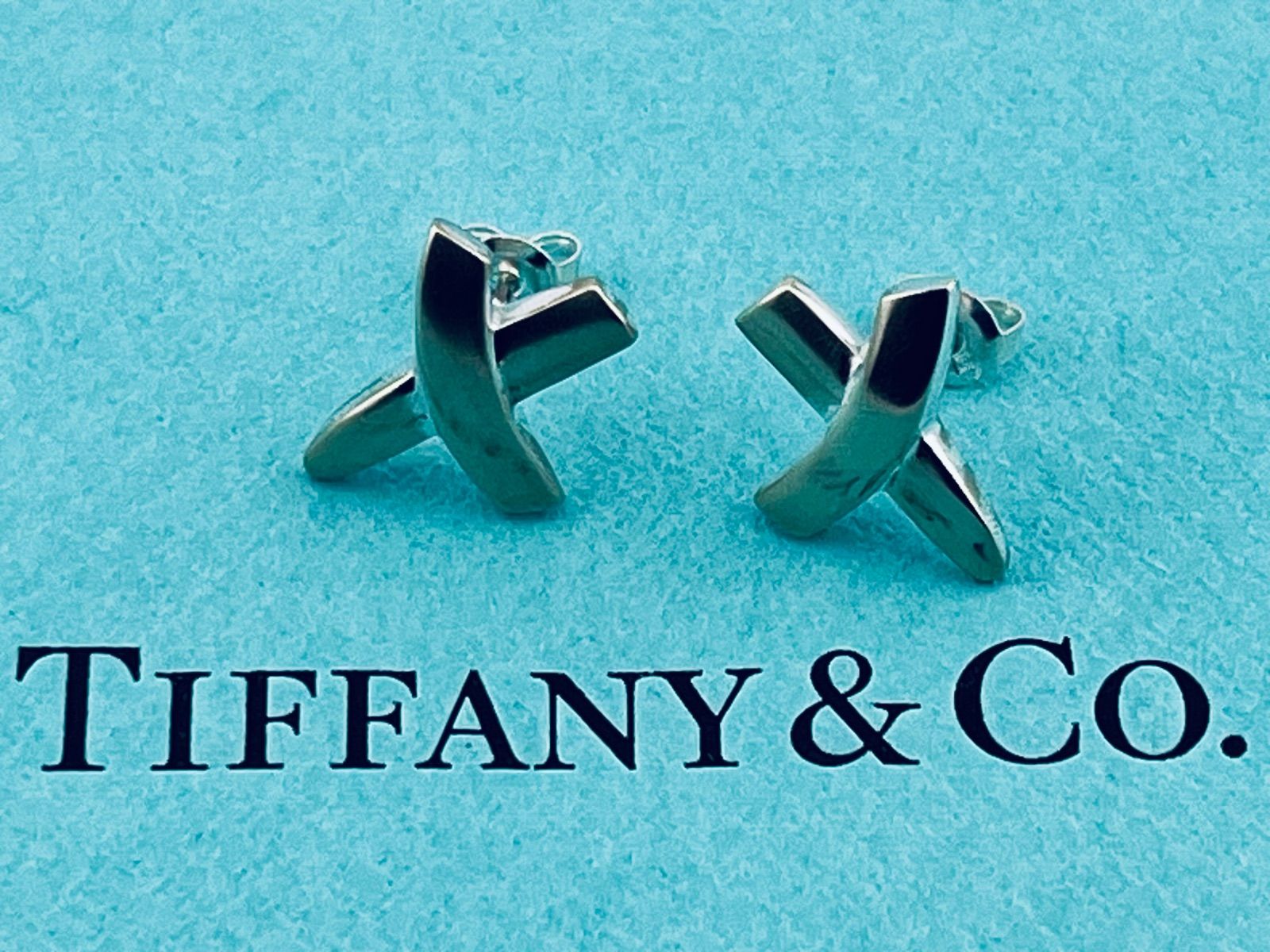 a189 Tiffany&Co. ティファニー パロマピカソ キス X クロス ピアス