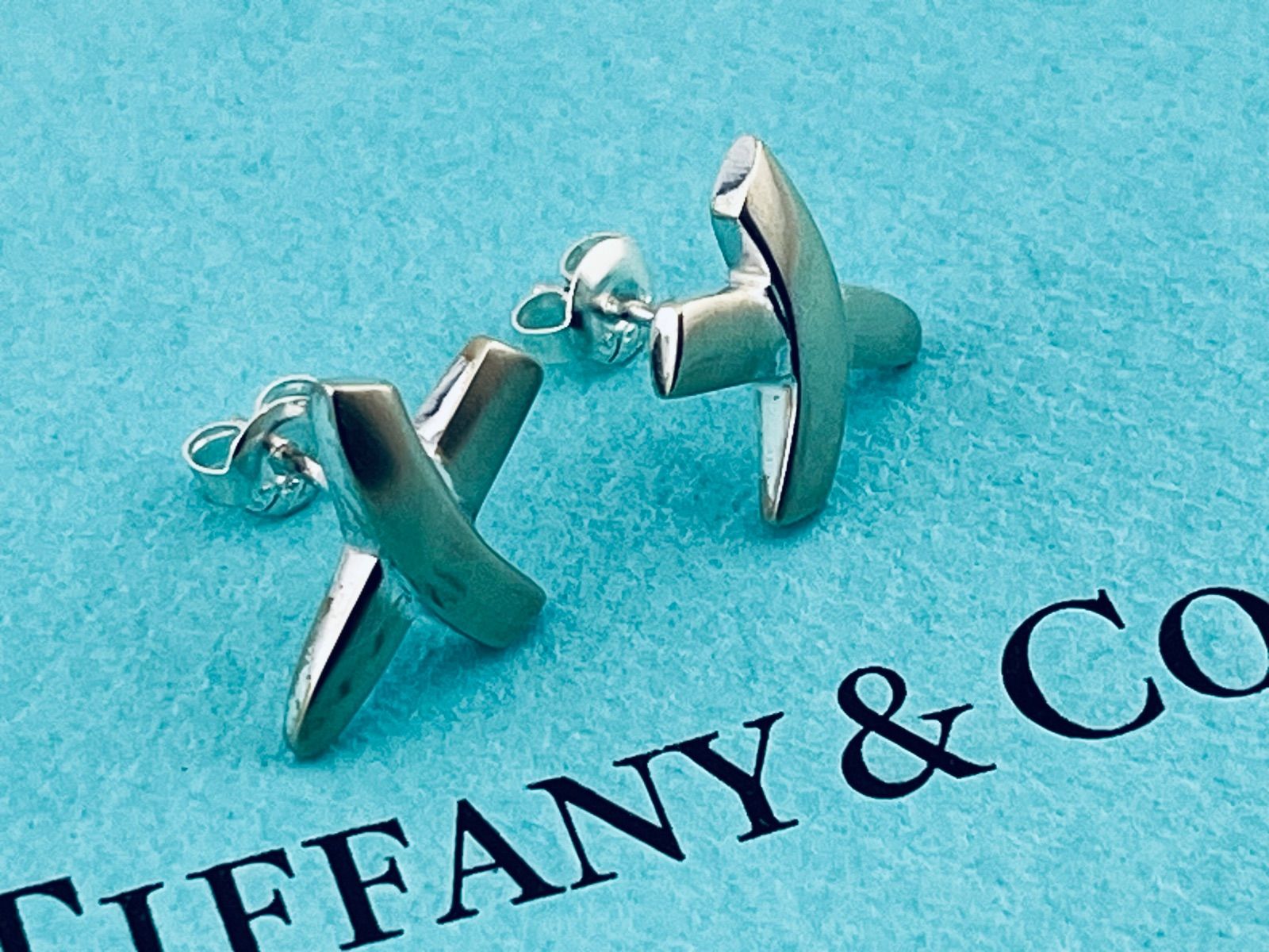 a189 Tiffany&Co. ティファニー パロマピカソ キス X クロス ピアス