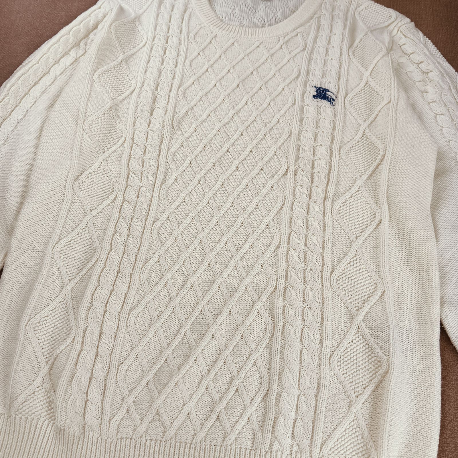 BURBERRY BLACK LABEL バーバリーブラックレーベル ケーブルニット