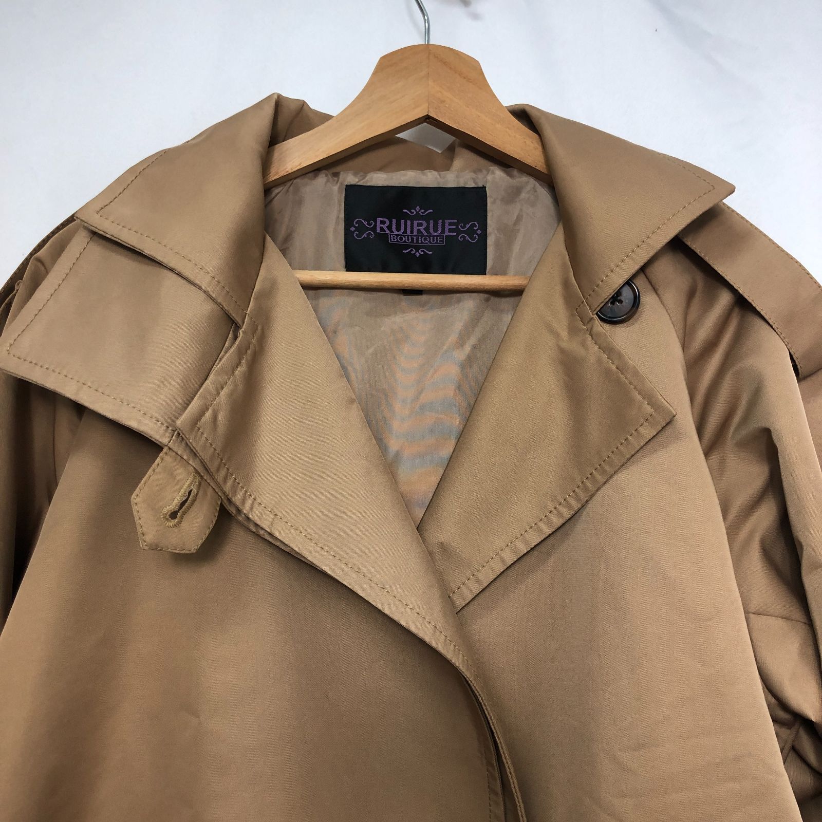 RUIRUE BOUTIQUE ルイルエブティック トレントコート ベージュ系
