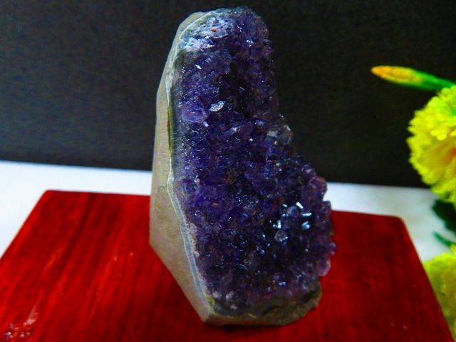 ウルグアイ産☆ 天然水晶☆絶品超濃い濃い超美しい☆アメジスト