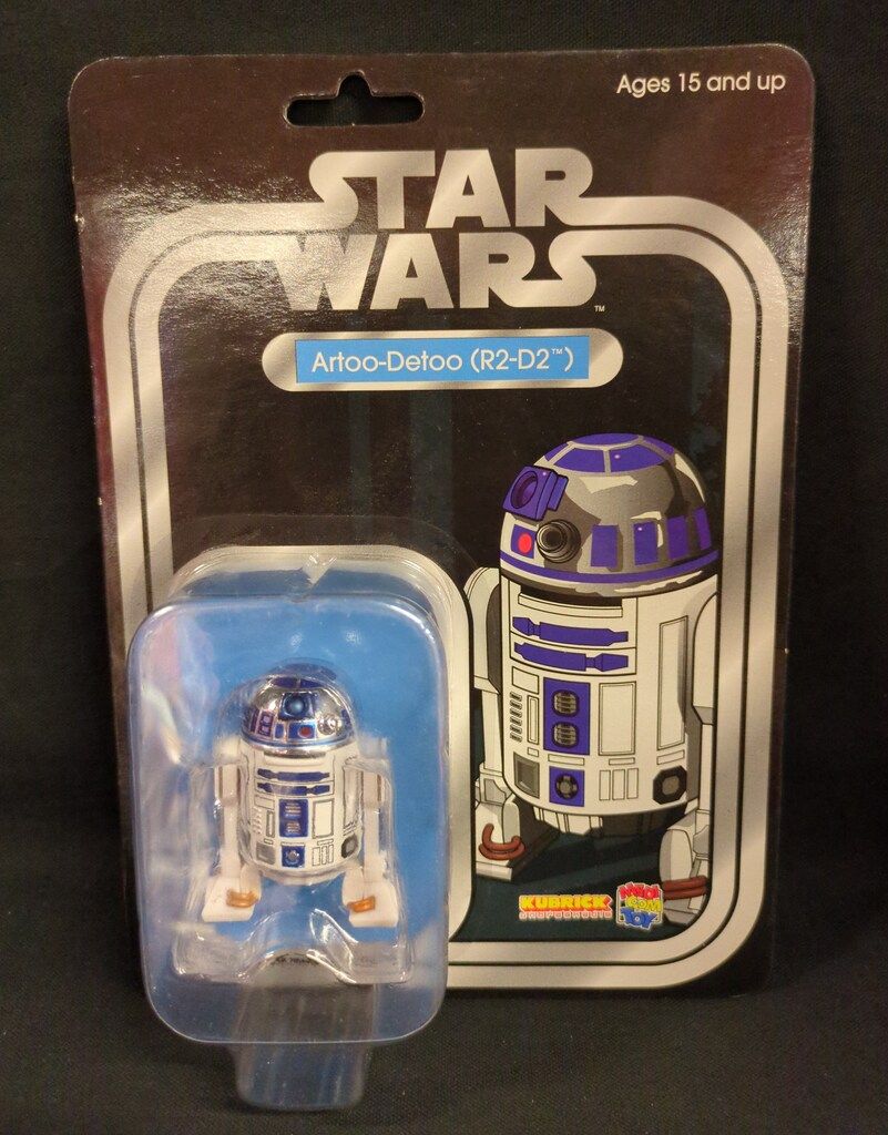 MEDICOMTOY KUBRICK/STARWARS R2-D2 (ブリスター/頭メッキ) 100%