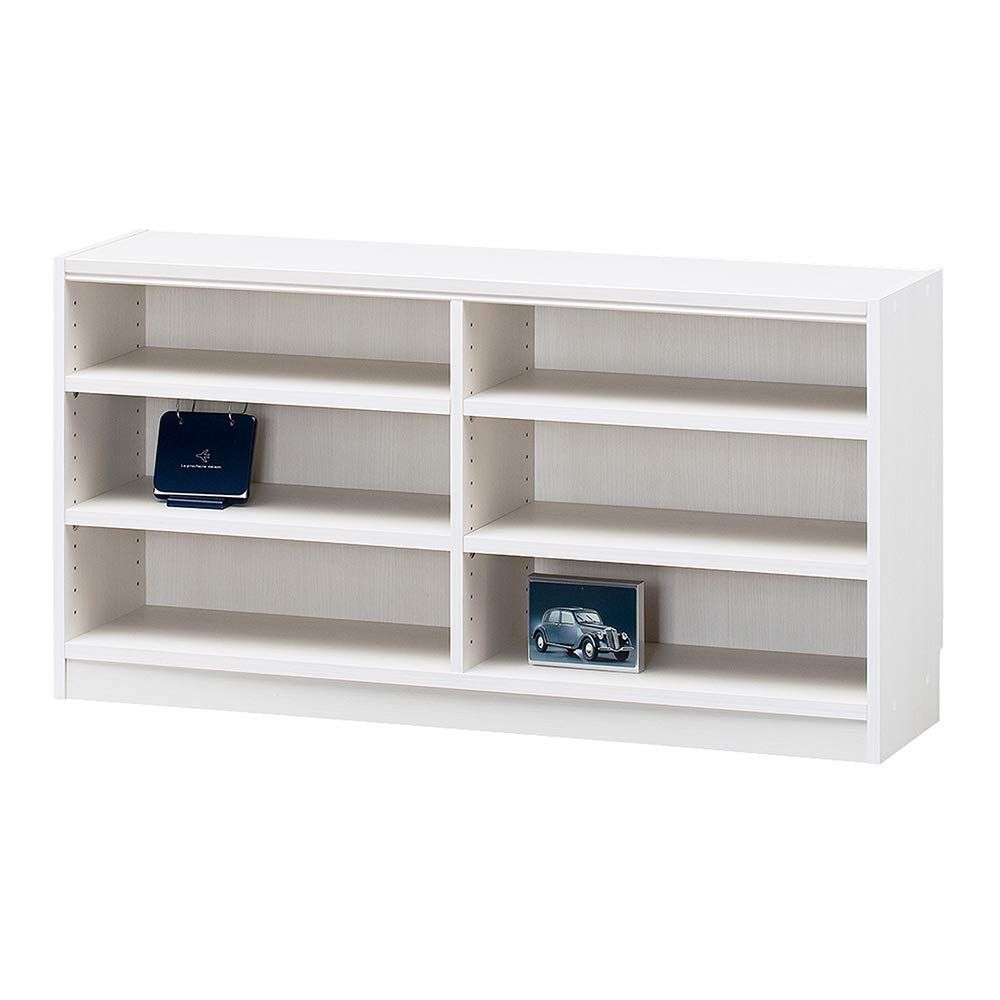 白井産業 フリーラック シェルフ 本棚 ホワイト FUL-1885WH フルニコ