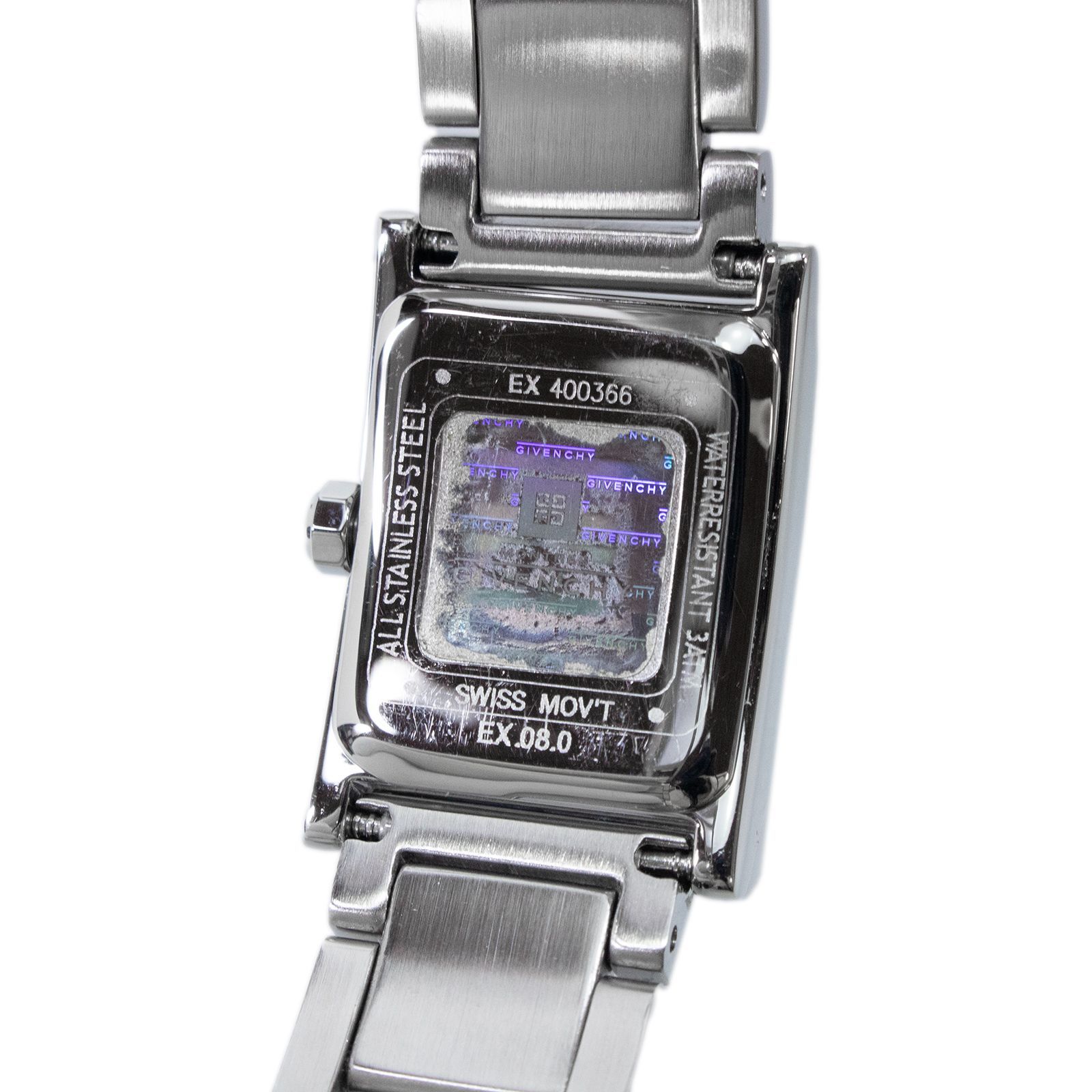 稼働品 送料無料 ジバンシー 腕時計 クォーツ 3針 レディース EX.08.0