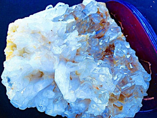 ヒマラヤ水晶 ☆超強パワー☆天然水晶☆ヒマラヤ産☆高透明クラスター☆超巨大8.1