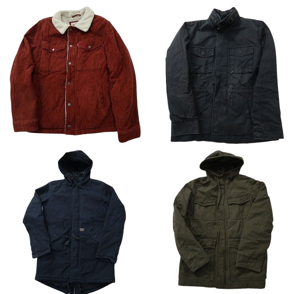 古着卸 まとめ売り ブランドMIX ジャケット 4枚セット (メンズ XS /S