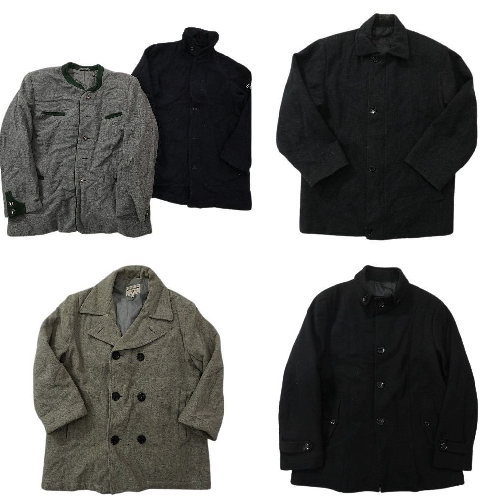 古着卸 まとめ売り ウール ジャケット MIX 5枚セット (メンズ S /M