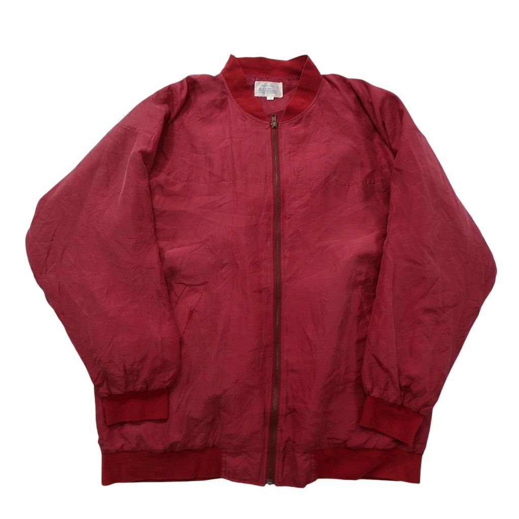 古着卸 まとめ売り シルク ブルゾン ジャケット 4枚セット (メンズ XL