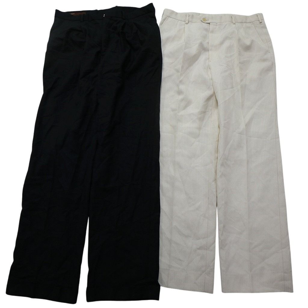 古着卸 まとめ売り スラックス パンツ 8枚セット (メンズ 34