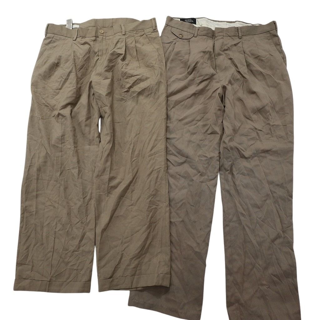 古着卸 まとめ売り スラックス パンツ 8枚セット (メンズ 34