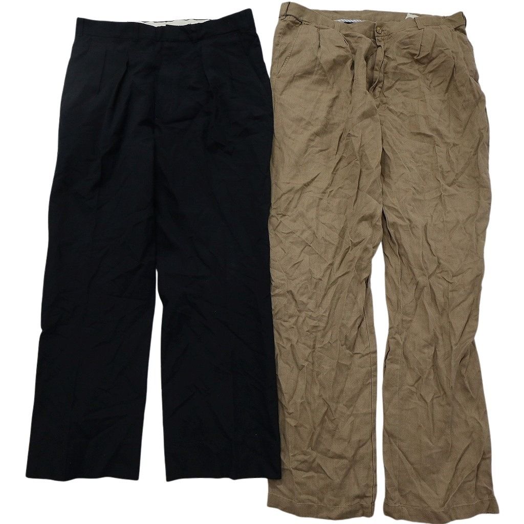 古着卸 まとめ売り スラックス パンツ 8枚セット (メンズ 36
