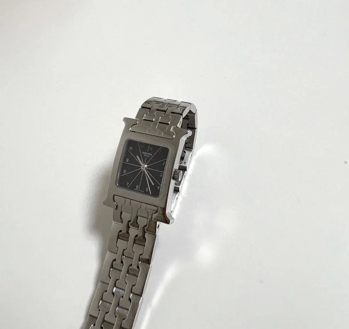 Hermes H-アワー スチールブレスレット コンディション スタイリッシュ