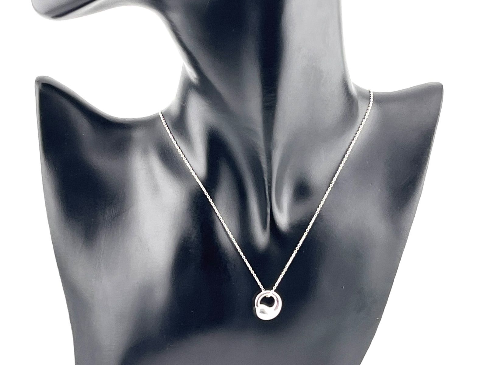 a192 美品 Tiffany&Co. ティファニー エターナルサークル ネックレス