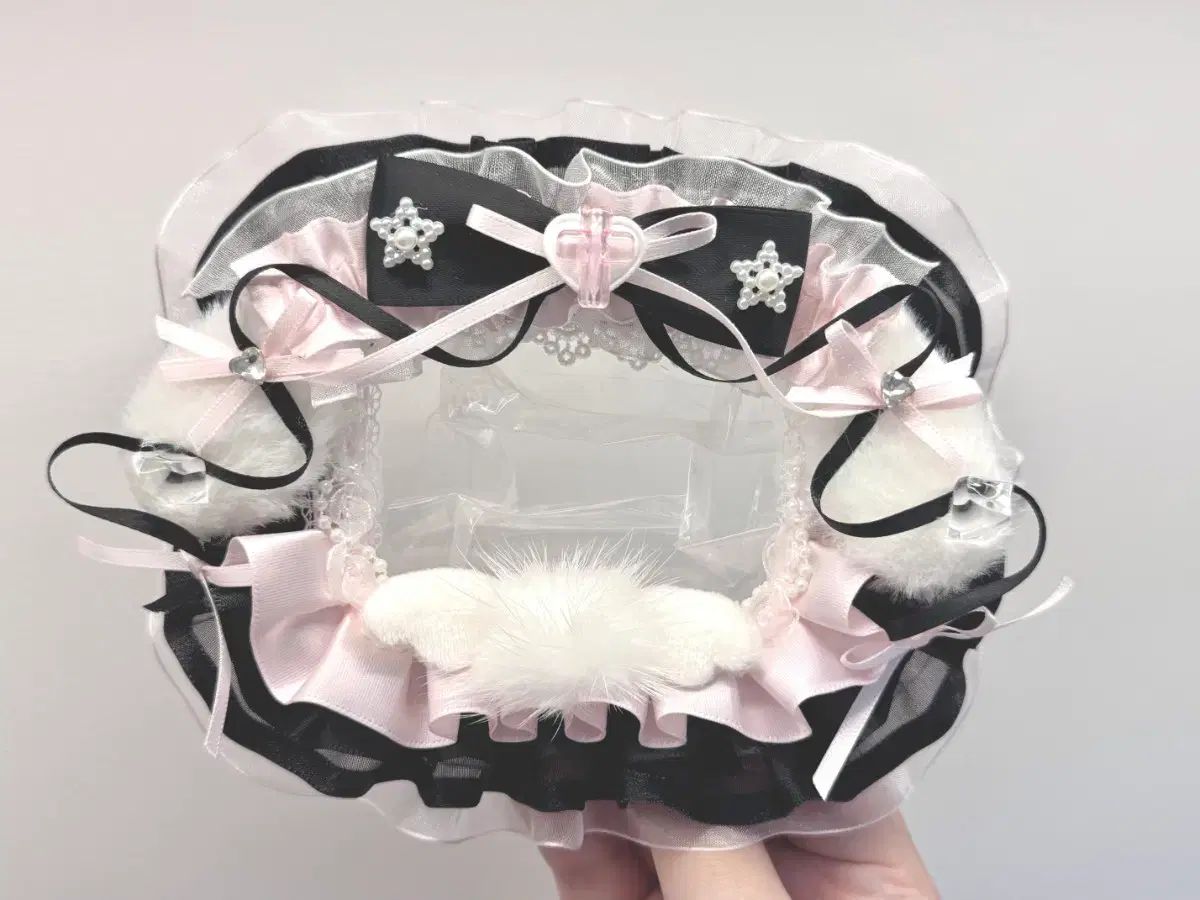  レース硬質ケースデコ デコケース 硬貨ケース、トレカスリーブ デコレーション トレカホルダー ハンドメイド その他