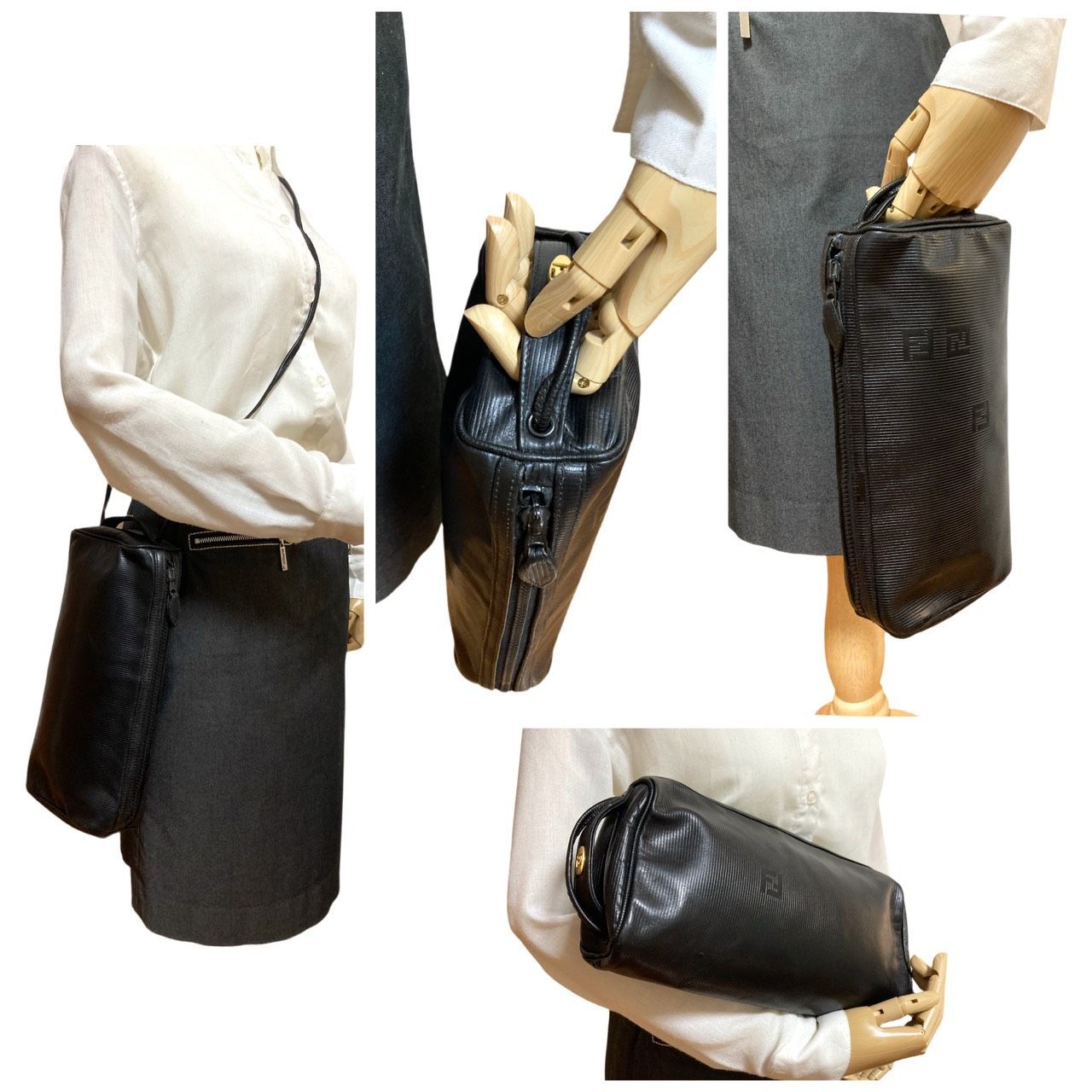 希少✤【FENDI／フェンディ】2way クラッチバッグ（セカンドバッグ