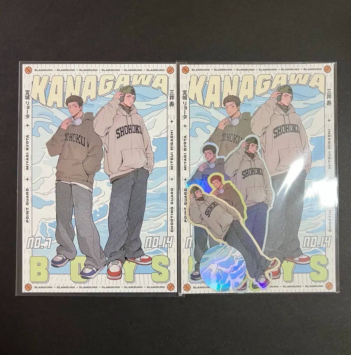 SLAM DUNK （スラムダンク） SLAM DUNK （スラムダンク） 啓月様 ソン・テソプ 三井 寿 テデ はがき ステッカー グッズ セット