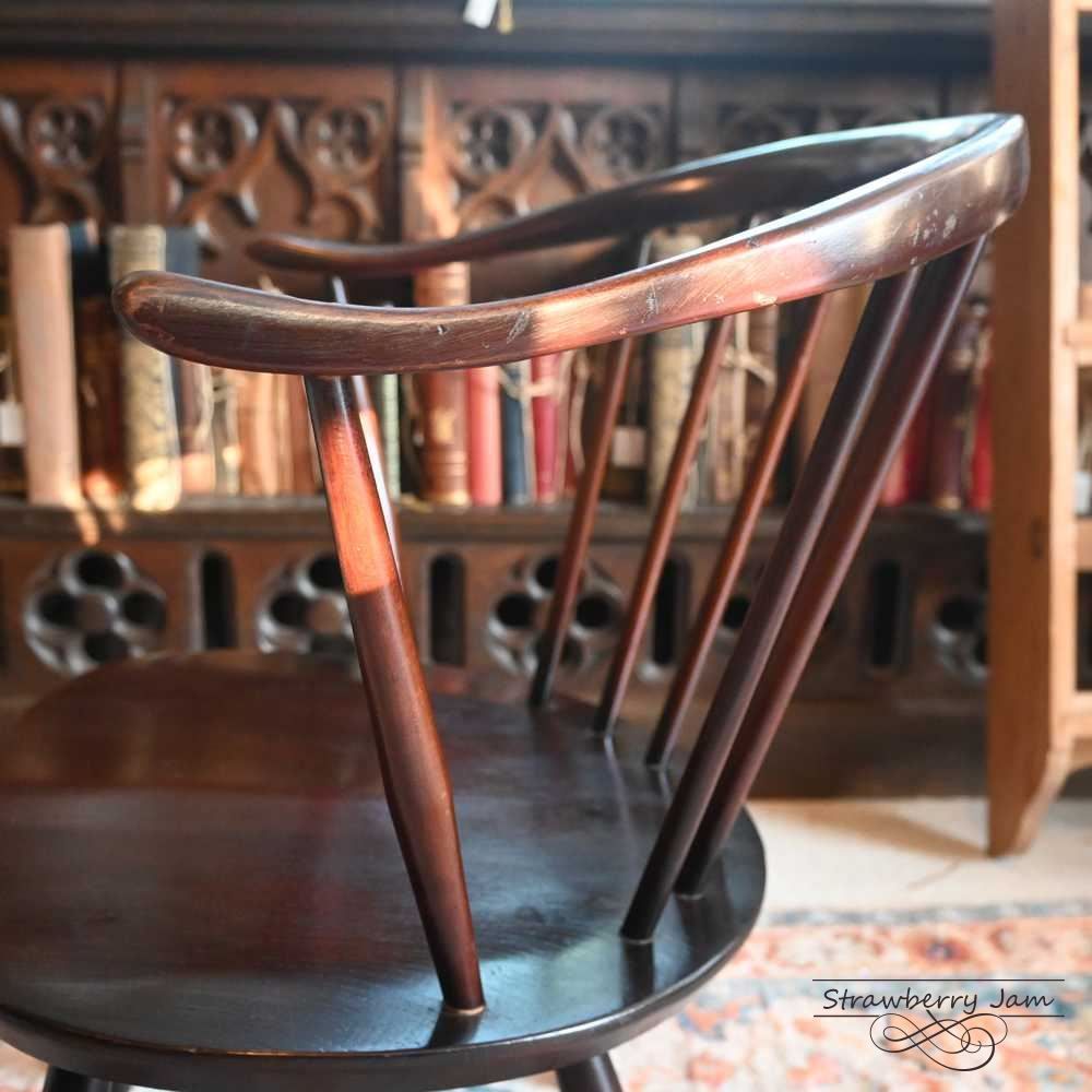 L3710-92 英国ヴィンテージ ERCOL アーコールチェア カウホーン L3710-92 英国ヴィンテージ ERCOL アーコールチェア スモーカーチェア