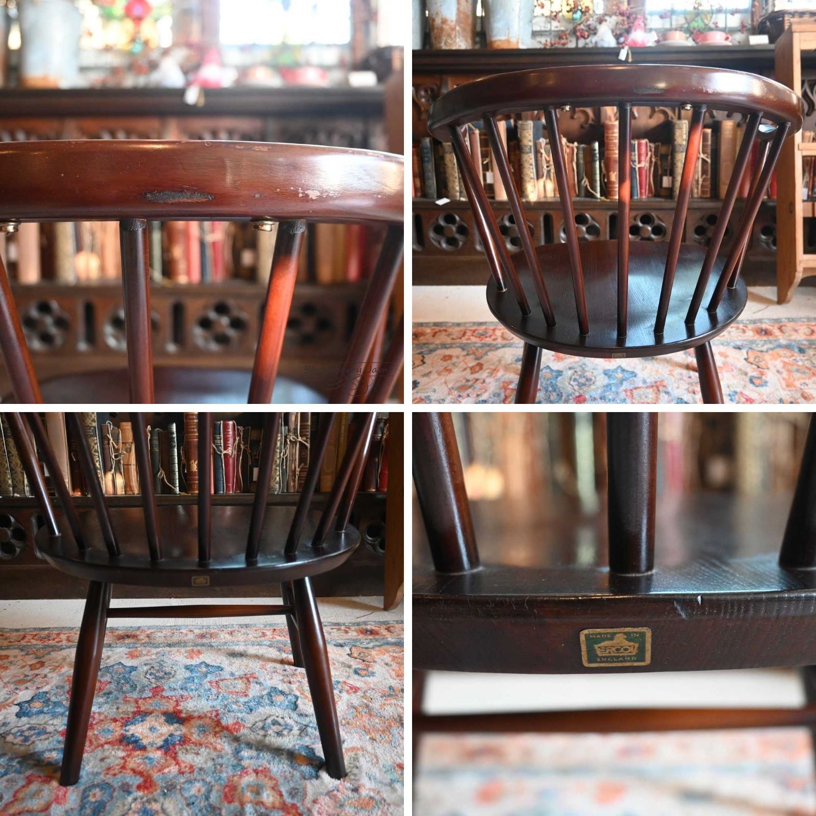 L3710-92 英国ヴィンテージ ERCOL アーコールチェア スモーカーチェア