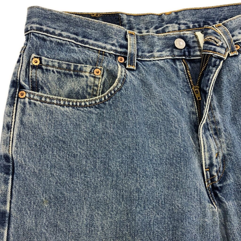 00年代 Levi's リーバイス 550 デニムパンツ ブルー(メンズ W34 L32