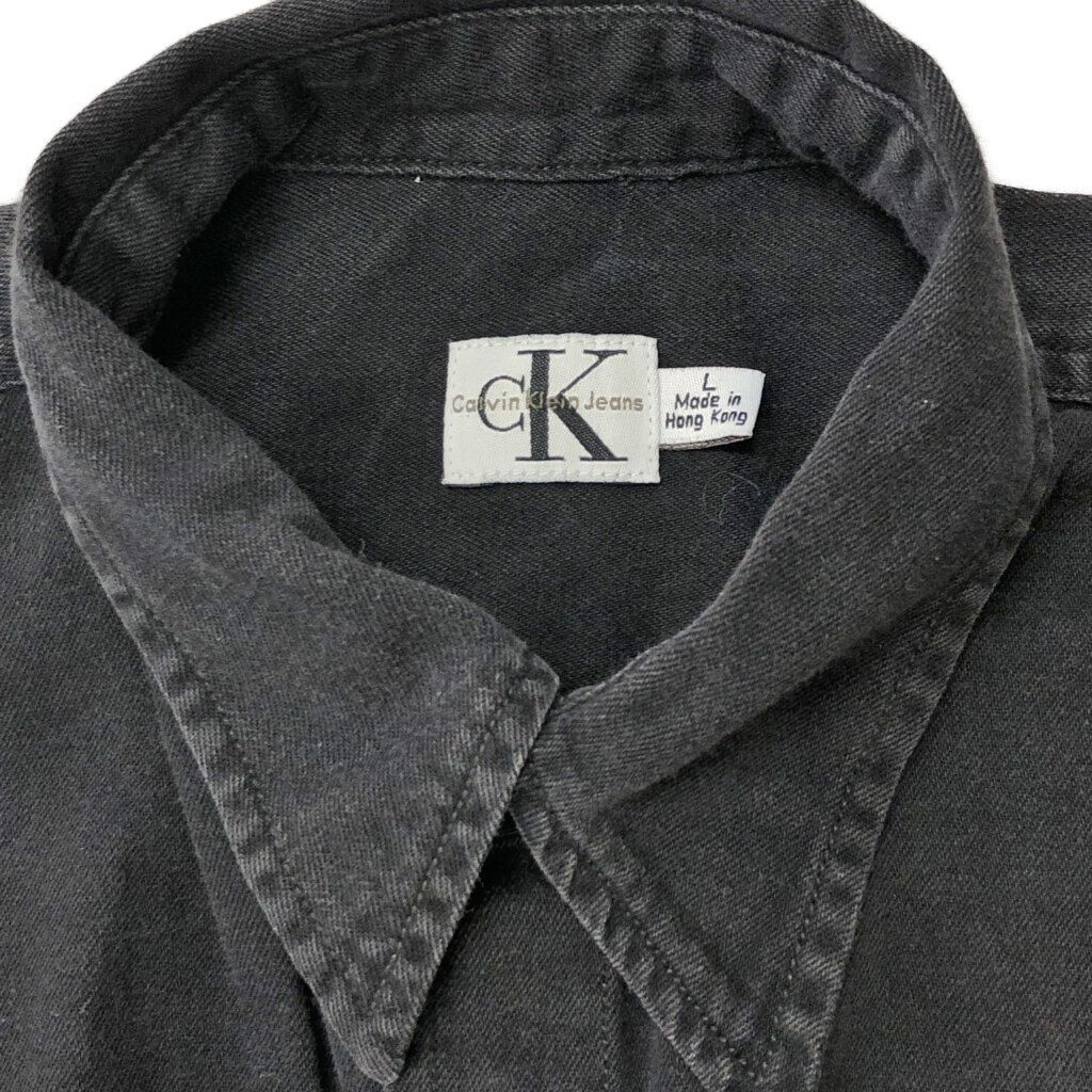 90年代 Calvin klein Jeans カルバンクライン ジーンズ デニムシャツ