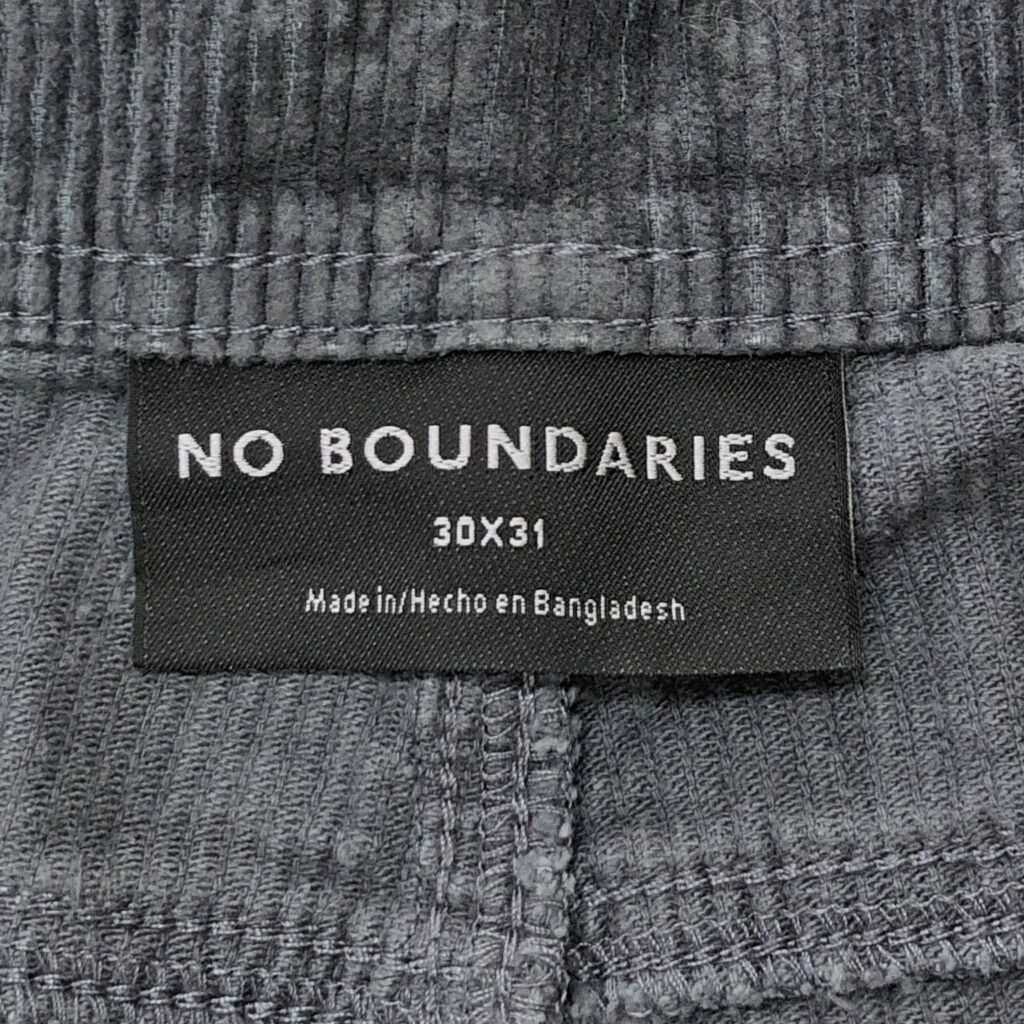 no boundaries ノーバウンダリーズ ダブルニー コーデュロイ