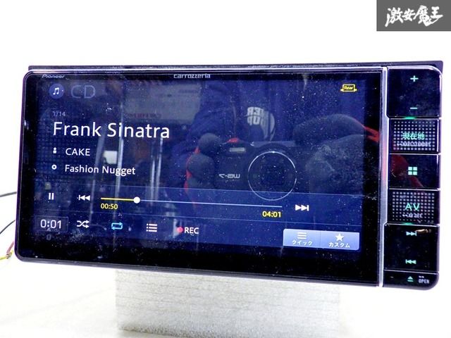 保証付】 カロッツェリア 汎用 メモリーナビ AVIC-RW710 CD DVD