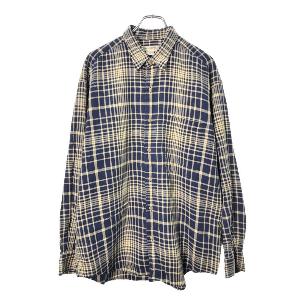 90年代 Banana Republic バナナリパブリック 長袖シャツ チェック