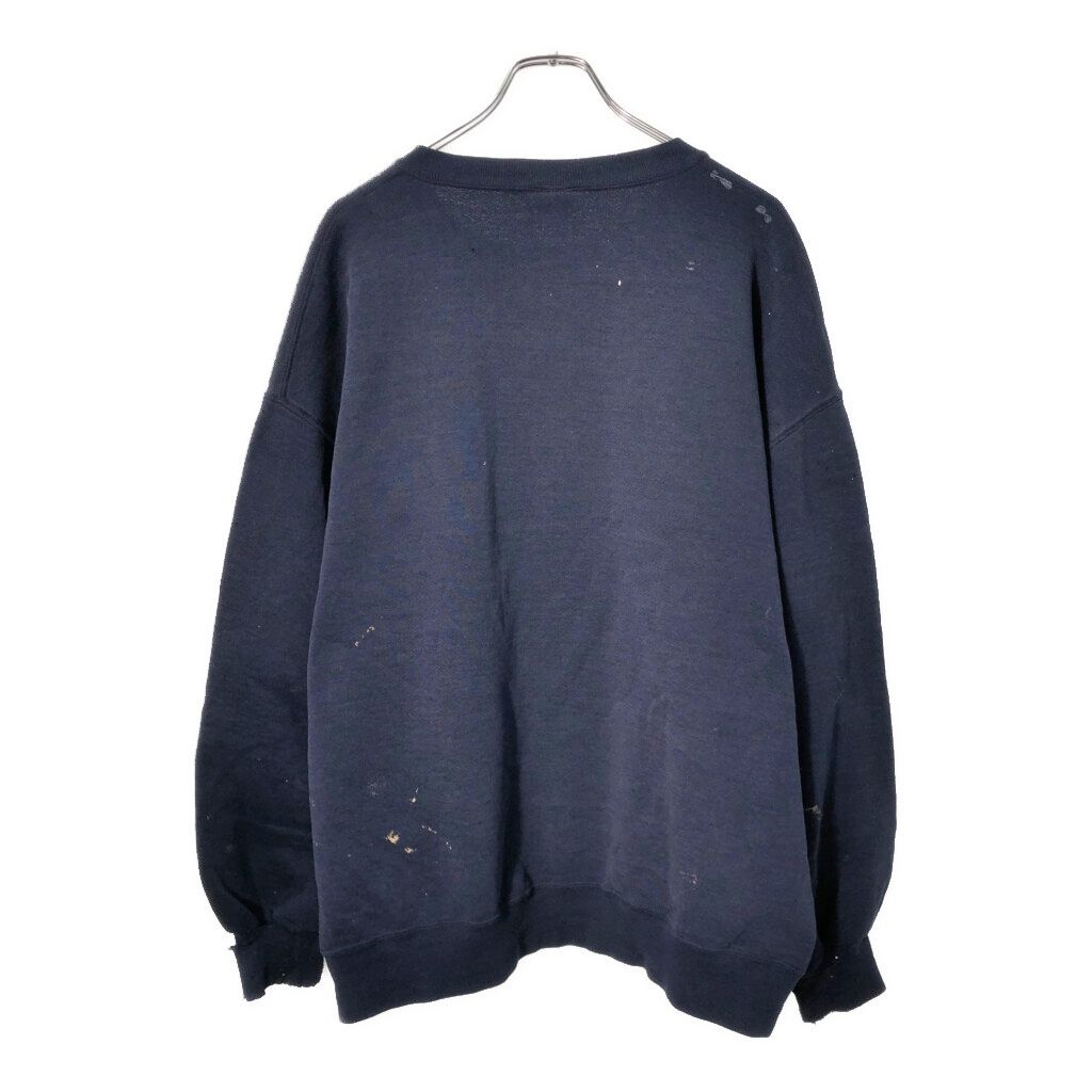 90年代 USA製 RUSSELL ATHLETIC ラッセル スウェット ペンキ ネイビー