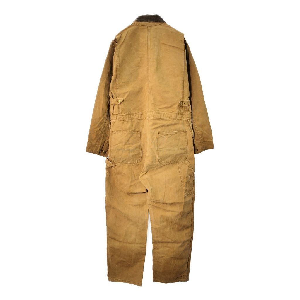 80年代 USA製 Carhartt カーハート ダック オールインワン ブラウン