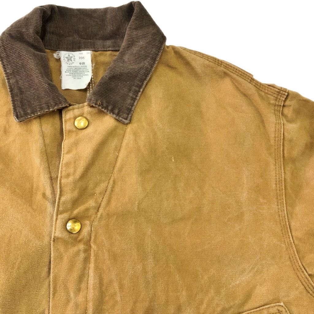 80年代 USA製 Carhartt カーハート ダック オールインワン ブラウン