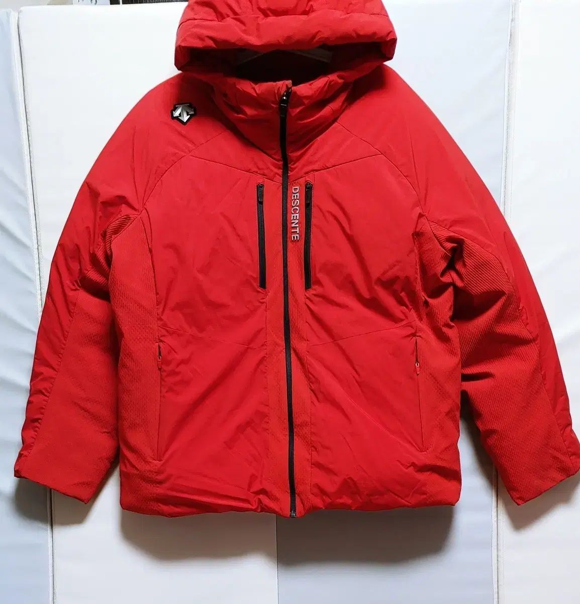 3XL デサント ダウンジャケット レッド1389