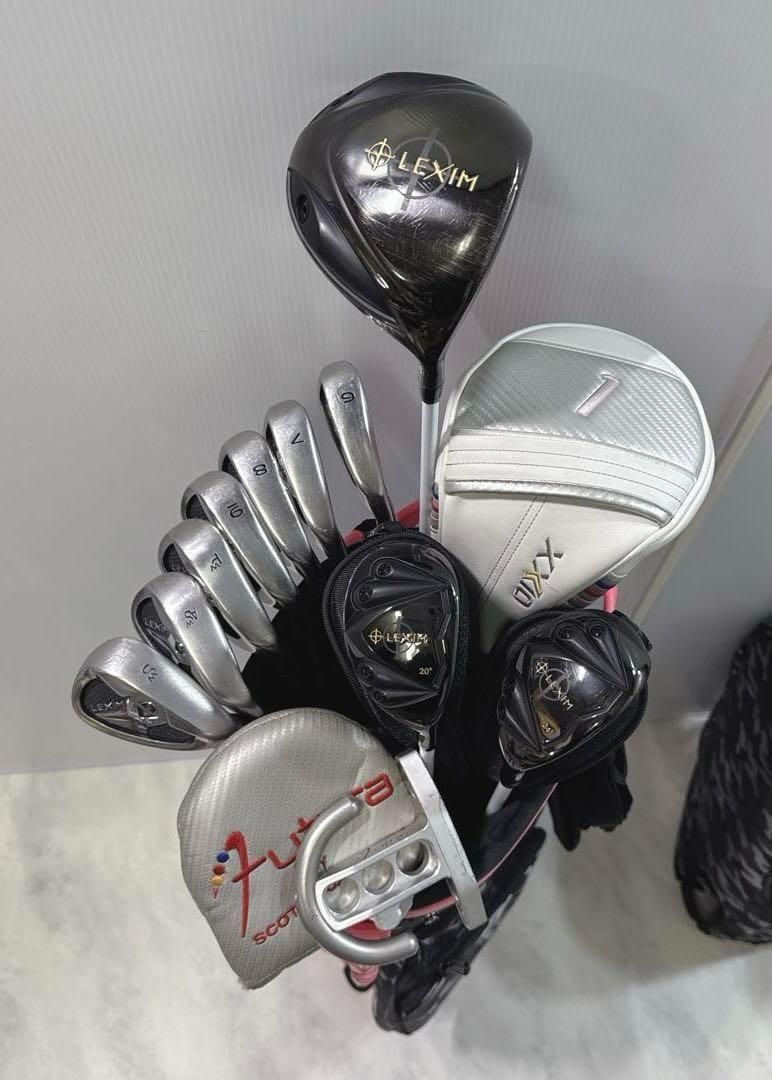 高級レディース 総額55万円 新品バック 豪華11本 カスタムシャフト